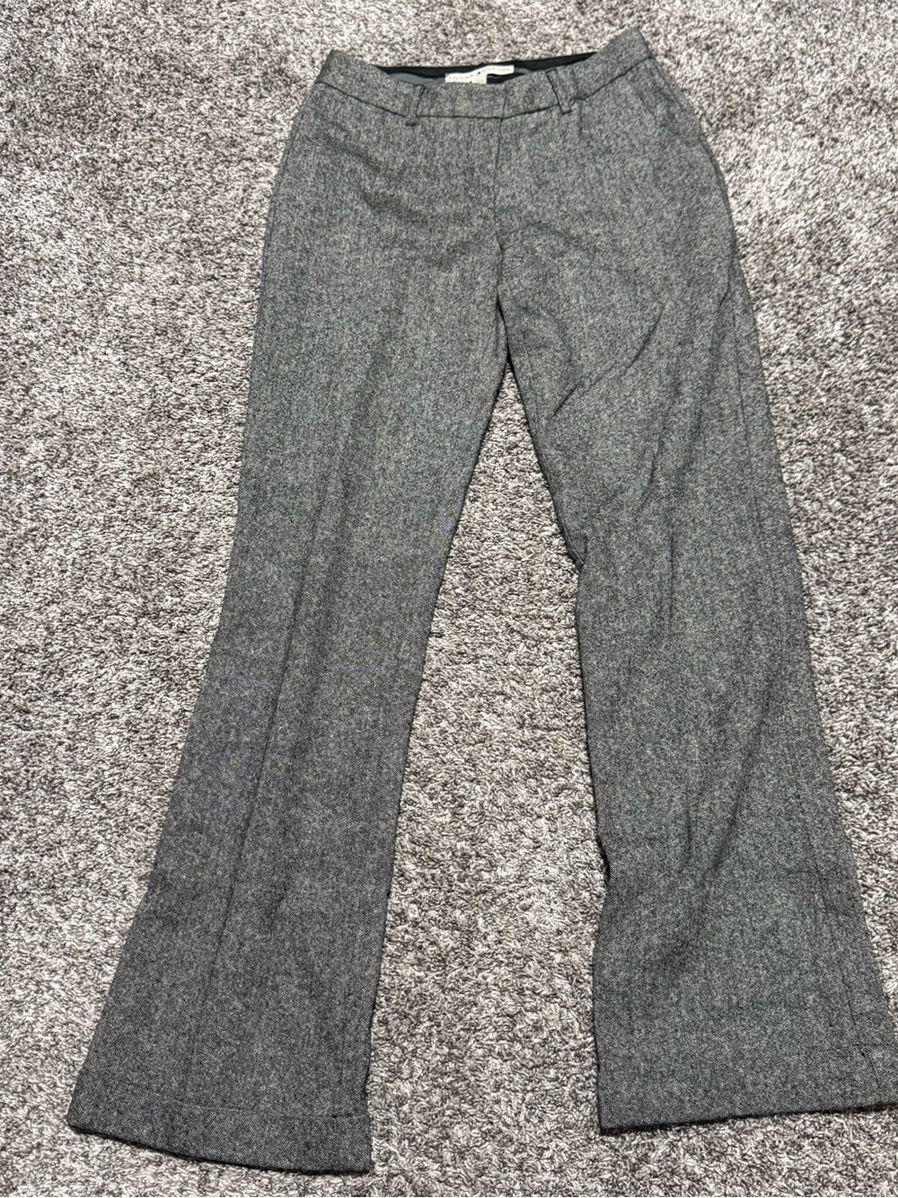 Tommy Hilfiger Women’s Gray wool blend Trouser Pants Wide Leg size 2